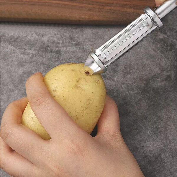 5IN1 Peeler Multifunction Serrated Julienne Slicer Vegetable Potato Cutter Salad