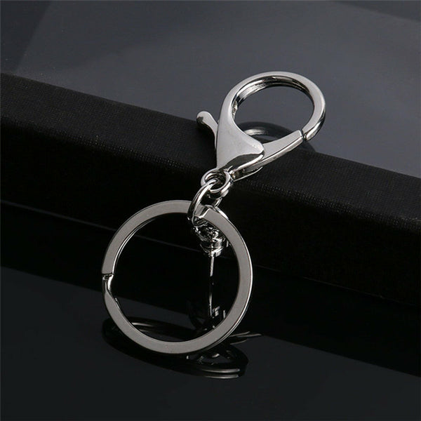 20x Swivel Keyring Lobster Clasps Keychain Key Ring Clasp Lanyard Trigger Silver