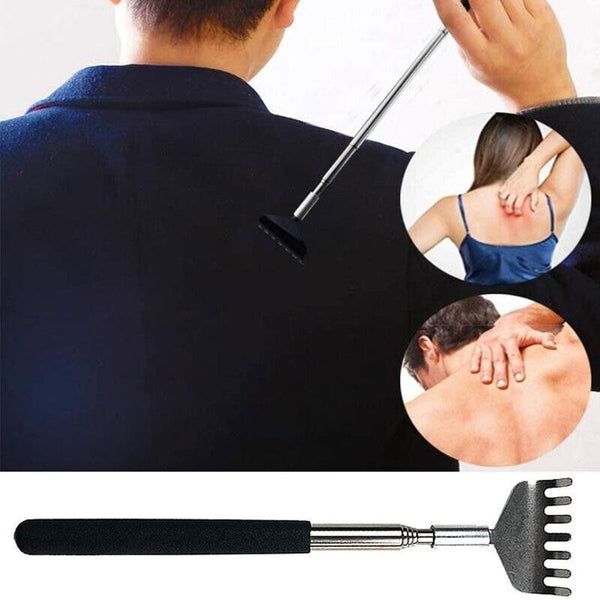 2x Extendable Back Scratcher Metal Claw Telescoping Backscratcher Massager AU