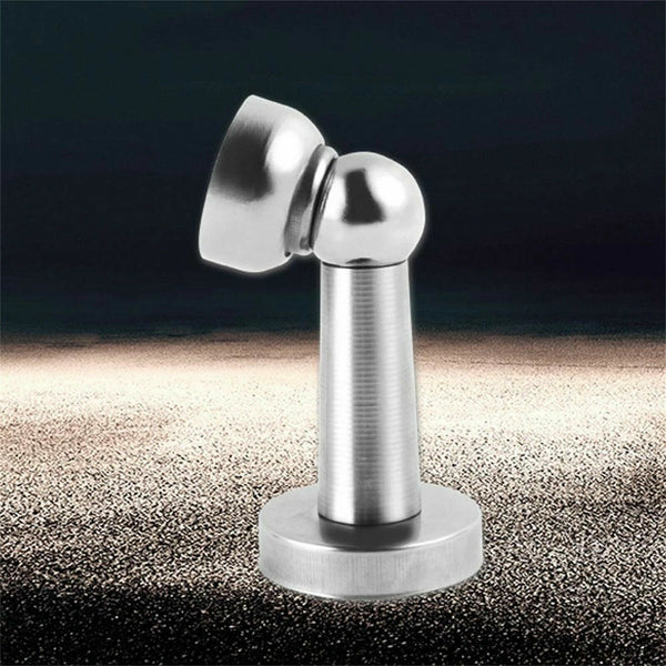 Door Stoppers Floor Carpet Heavy Duty Door Stop Security Rubber Stainless Steel