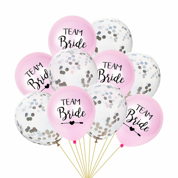 20x Team Bride To Be Latex Balloon Hens Night Bridal Shower Wedding Bachelorette