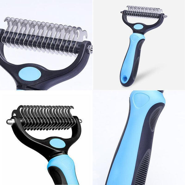 Pet Knotting Rake Hair Removal Comb for Cats and Dogs Grooming Tool Detangler