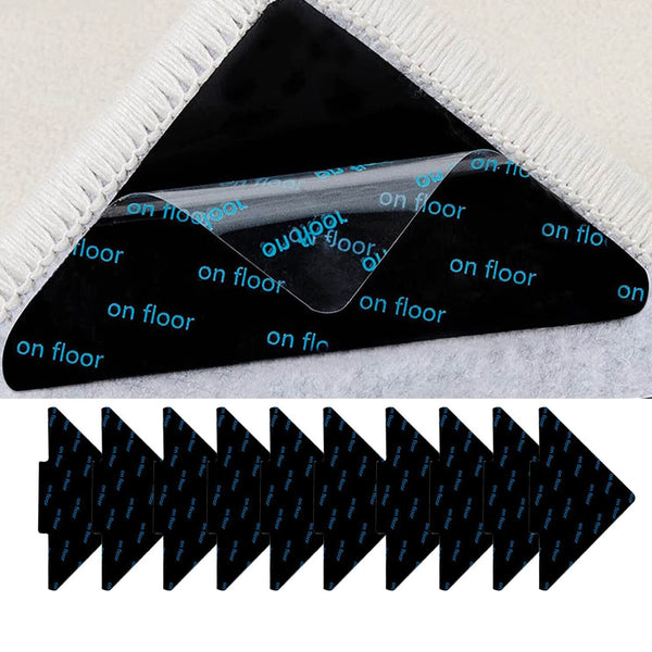 RUG GRIPPERS Non Slip Reusable Carpet Mat Gripper Anti Skid Washable Grip