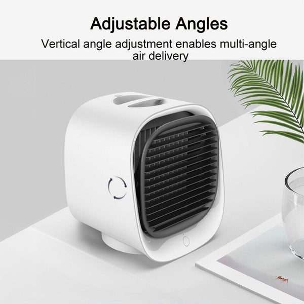 Portable Air Cooling Fan USB Home Office 3-Speed Mini Personal Cooler Humidifier