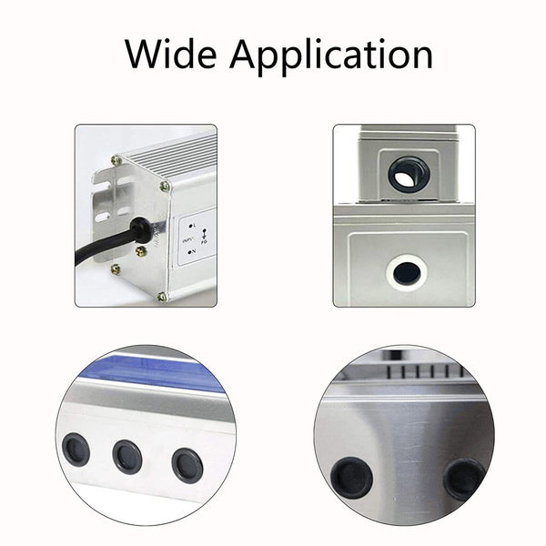 125PCS Rubber Grommet Assortment Set Fastener Kit Blanking 18 Popular Sizes NEW