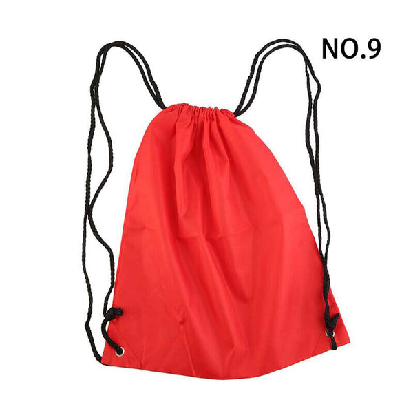 2024 Unisex Gym Bag Drawstring Backpack Nylon Waterproof Sports Sack Swim Bag