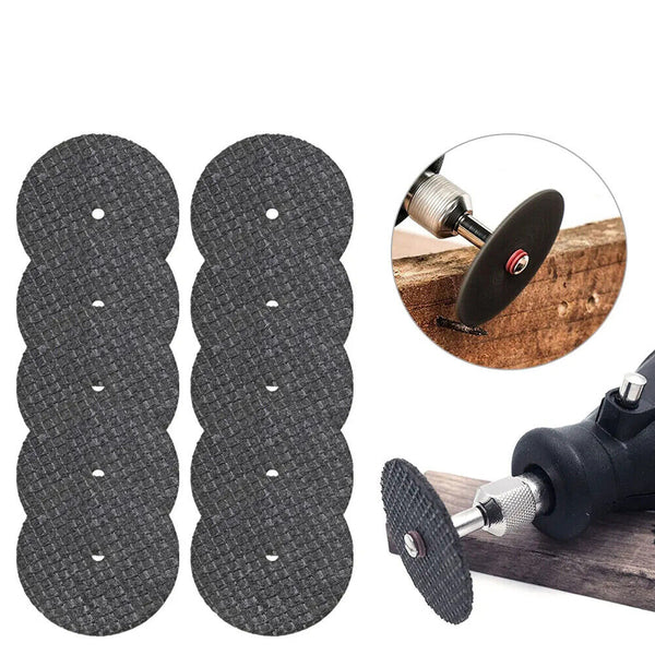 60Pcs Mini Cut Off Wheel Cutting Disc Drill For Dremel Rotary Mandrel Multi Tool