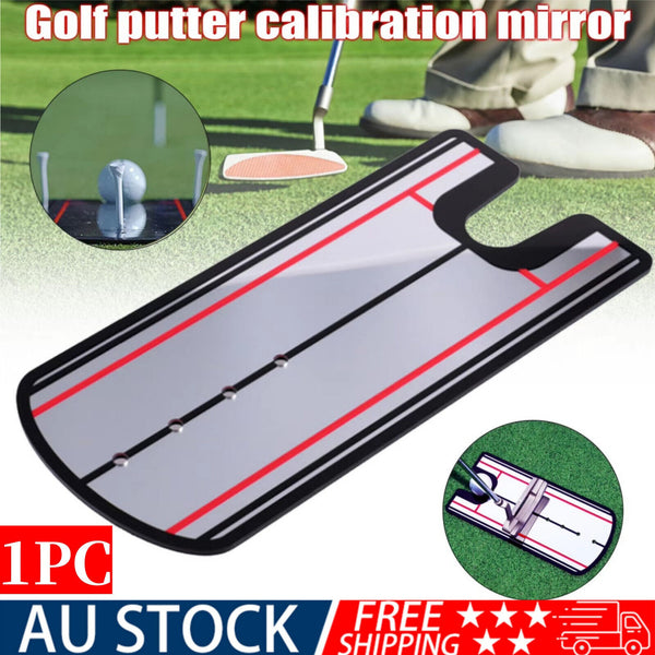 Golf Putting Alignment Practice Mirror Aid Golf Practice Putter Mirror Eye Line