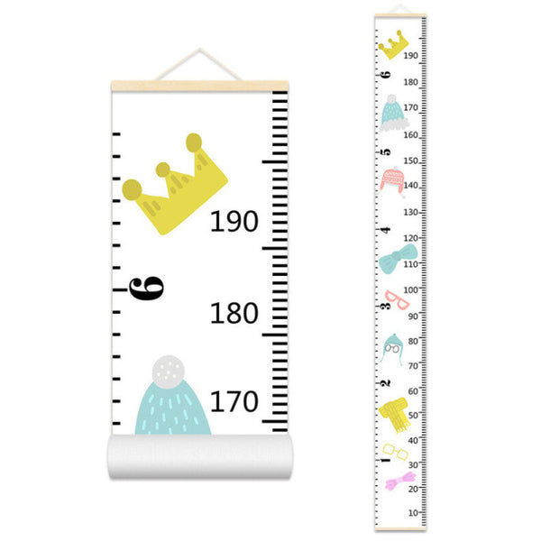 Kids Height Chart Wall Sticker Growth Measurement Ruler Nursery Wall Decal