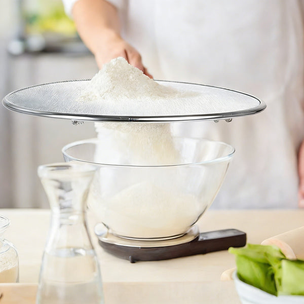 Stainless Steel Fine Mesh Splatter Screen Guard for Frying Pans