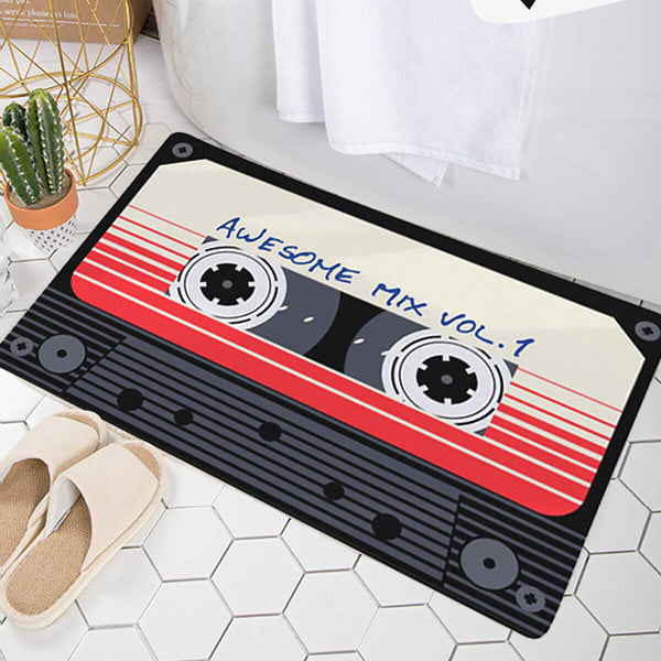 Absorbent Non-Slip Camera Bathroom Floor Mat Family Entry Door Mat Home Rug AU