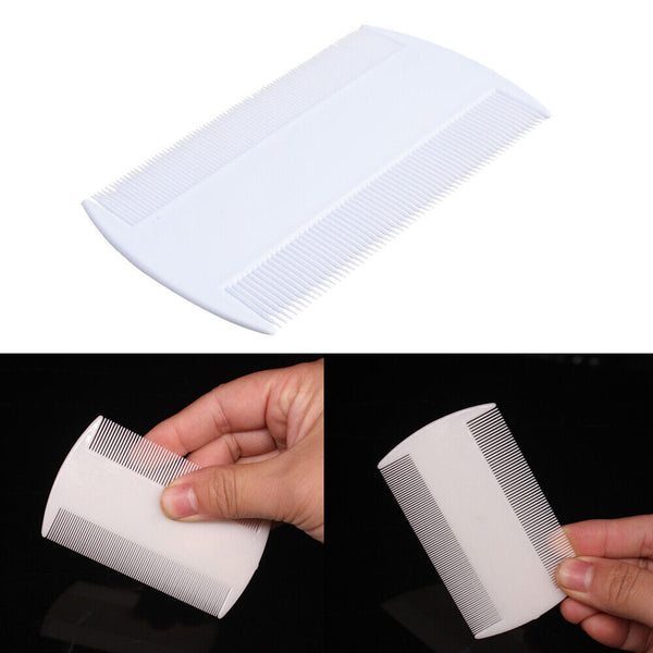 10PCS Fine Tooth Nit Comb Pet Fur Hair Flea Egg Double Sided Head Removal Brush