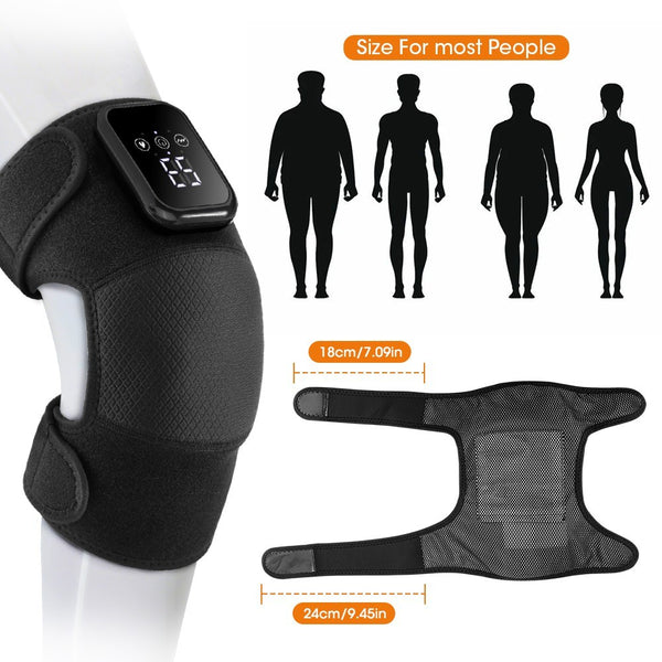 Heated Knee Wrap Electric Joint Massager Pain Relief