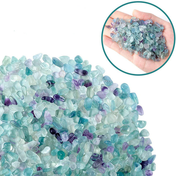 100G-1KG Fluorite Crystal Chip BULK Natural Gemstone Polished Mini Crystal Stone