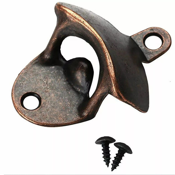 10X Sets Vintage Bottle Opener AU Bar Glass Beer Tool Wall Mounted Bar Beer Tool