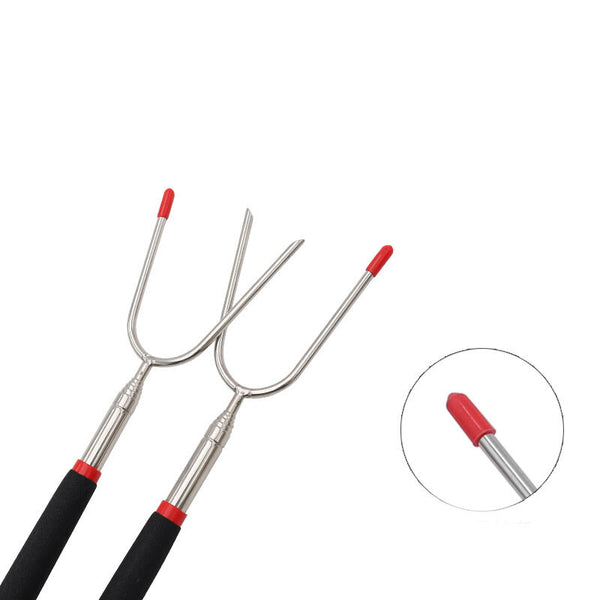 10 Pack Extendable Marshmallow Roasting Sticks – Telescopic BBQ Forks for Campfire, Grill and Barbecue