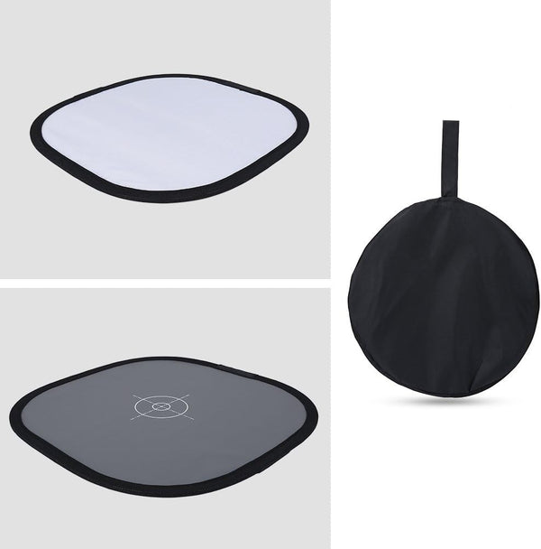 2PCS 30CM White Balance Card 18% Gray Reference Card Photography Colour Calibration