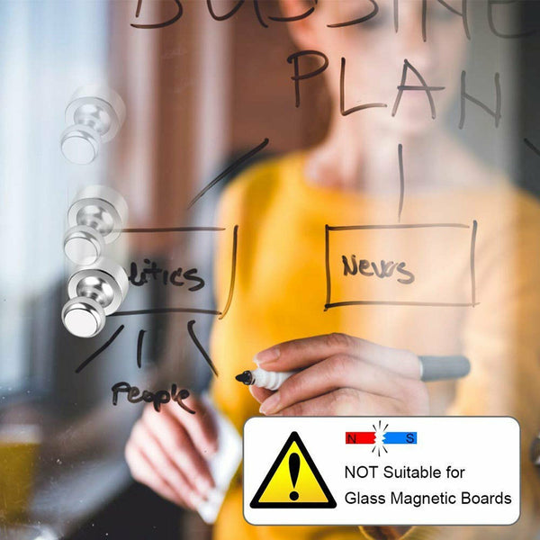 12 PCS Magnetic Strong Fridge Magnets Whiteboard Mini Pin Push Crafts Magnetic