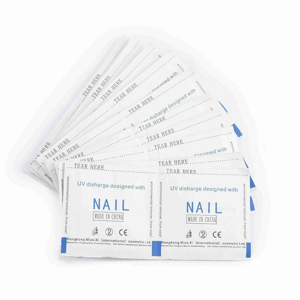 120X Disposable Gel Polish Remover UV Soak Off Acetone DIP SNS Nail Removal Wrap