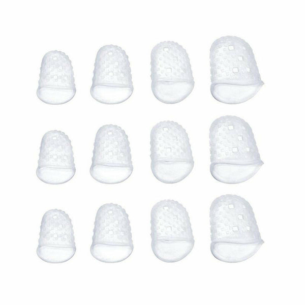 16Pcs Fingerstall Silicone Guitar Fingertip Protector Finger Guards For Ukulele