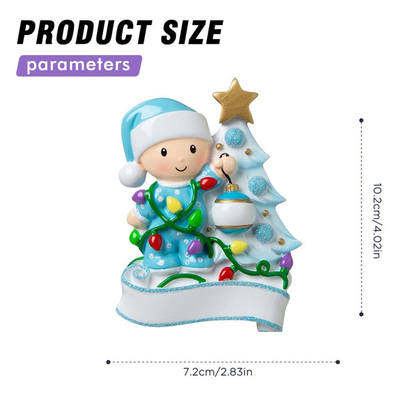 Babys First Christmas Ornaments Personalised Ornament Festive Decor Xmas Gift