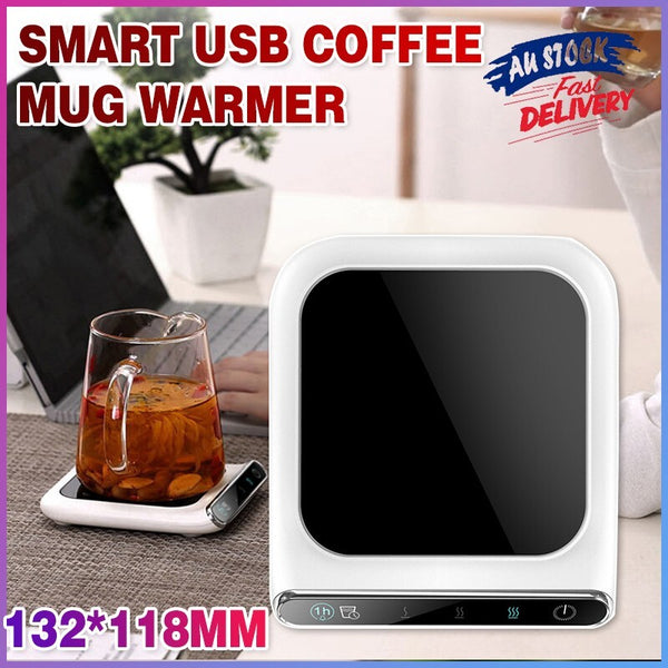 Smart USB Coffee Mug Warmer Adjustable Tea Milk Cup Heating Plate