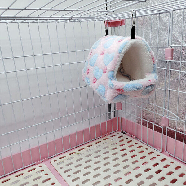 Small Pet Hammock Nest – Warm Cozy Bed House for Small Animals