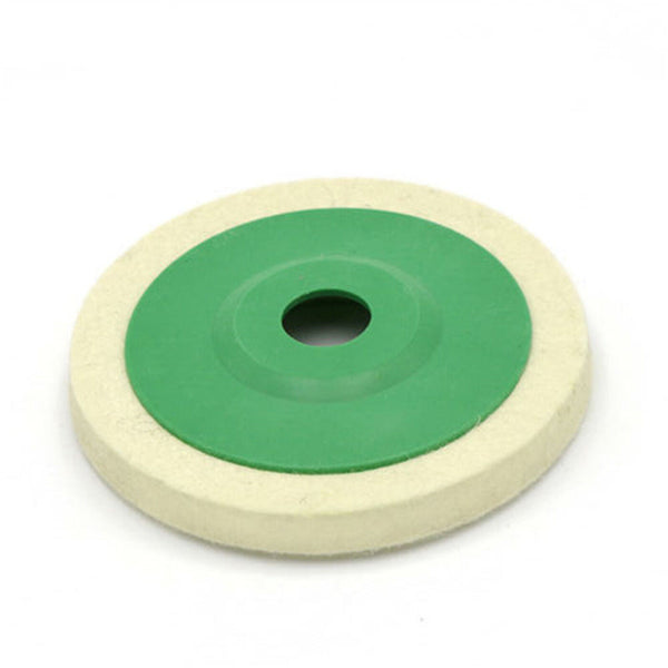 4pcs 5inch Wool Buffing Grinder Wheel Felt Polishing Disc Pad Set Tool 125mm AU