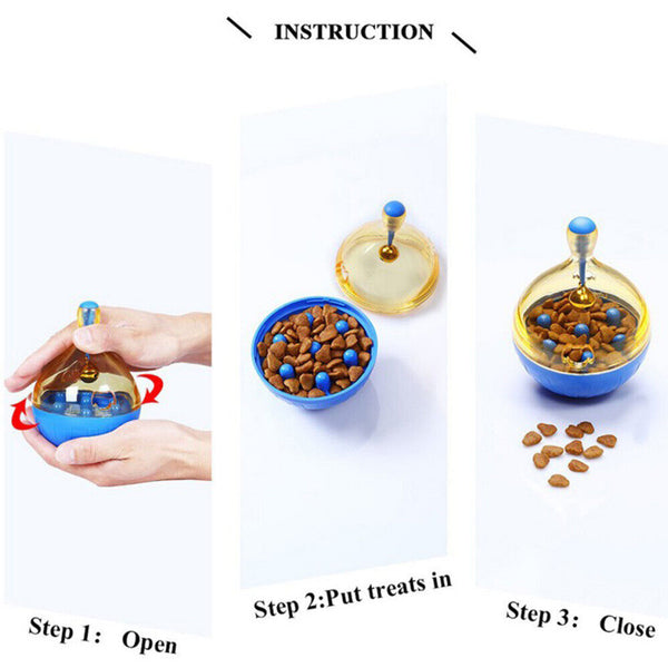 Dog Puzzle Indestructible Toy Slow Feeder Pet Food Dispensing Food Dispenser