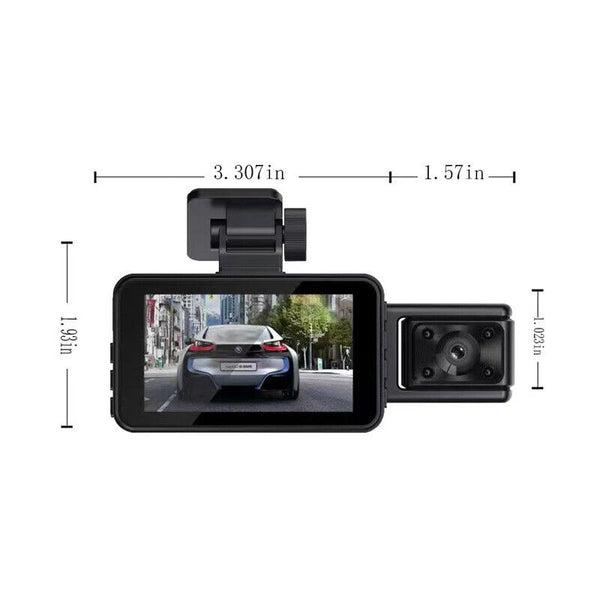 1080P Car Dash Camera Video DVR Recorder Front and Rear Night Vision Dual Cam