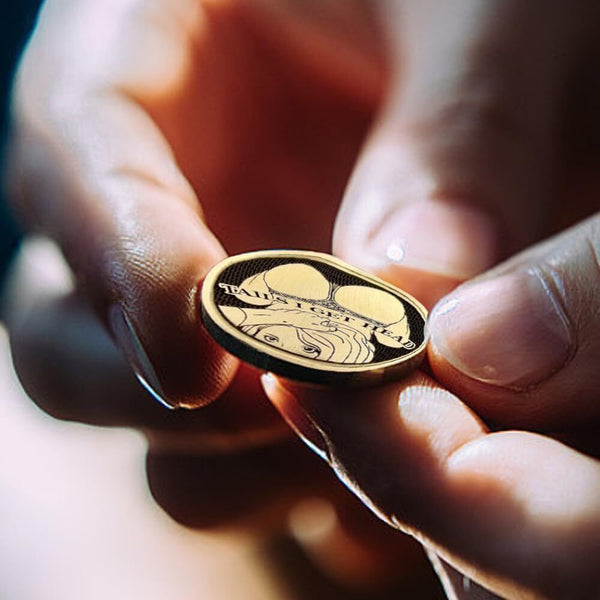 Funny Heads and Tails Coins Double Side Coin Adult Lucky Token Date Night Ideas