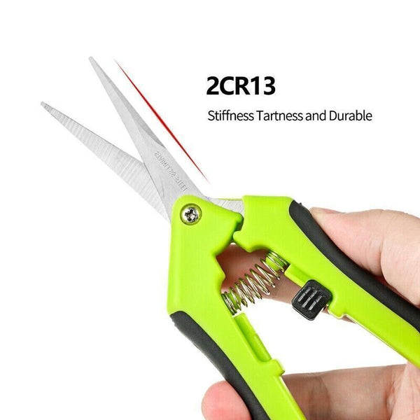 2PCS Gardening Pruning Shears Plant Scissors Trim Branch Trees Secateurs Tool