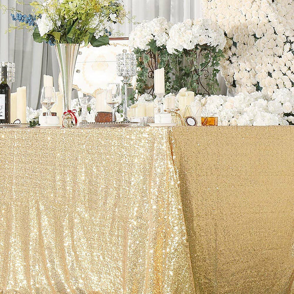 180x120cm Sequin Table Cloth Backdrop Tablecover Party Wedding Event Decoration