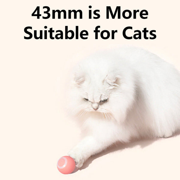 Automatic Rolling Ball Smart Electric Self-moving Pet Cat Dog Interactive Toy AU