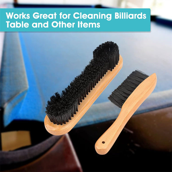 Brush Rail Brush Set Billiard Table Cleaning Kit Pool Table Corner Brush