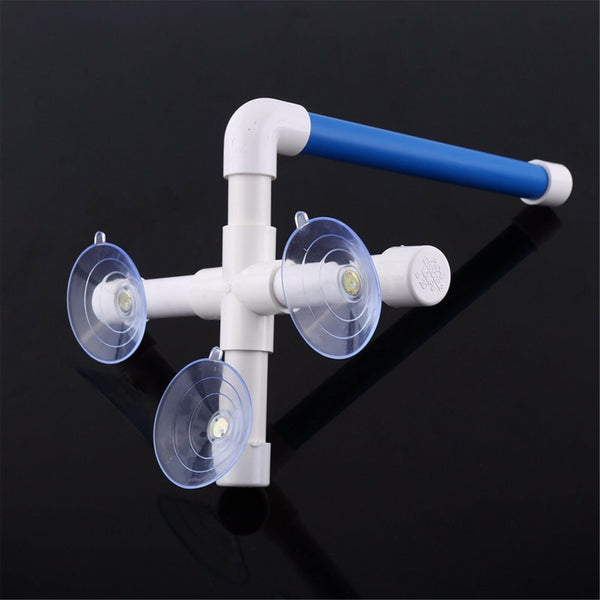 2PCS Bird Perch Stand Parrot Play Paw Grinding Stands Shower Bath Platform Toys