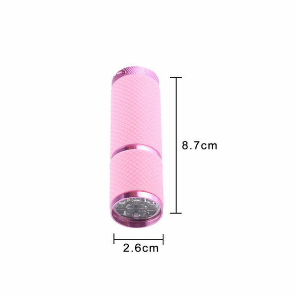 9 LED UV Portable Flashlight