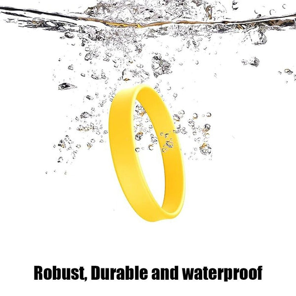 24PCS Silicone Wristbands Charm Rubber Bracelets Sportswear School Party Accesso