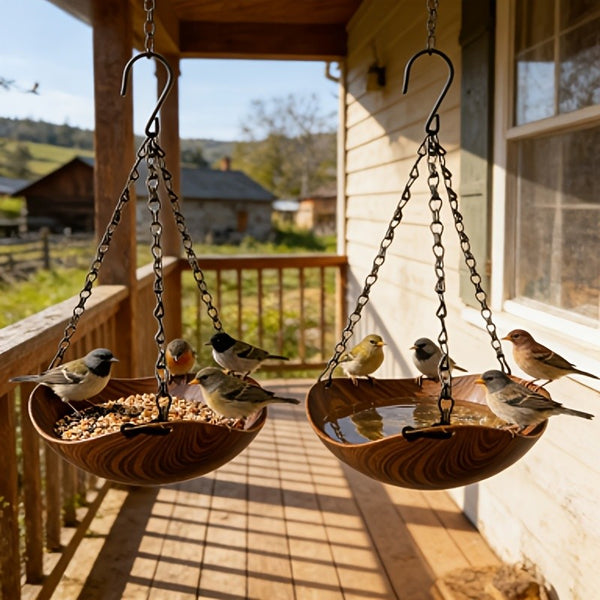 Hanging Bird Feeder Outdoor Garden Hummingbird Water Dispenser Feeder NEW