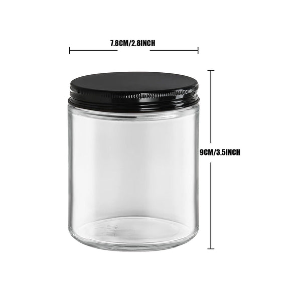 250ml Glass Jars Candle Making Tins Candle Jars Wax Soy Making Container
