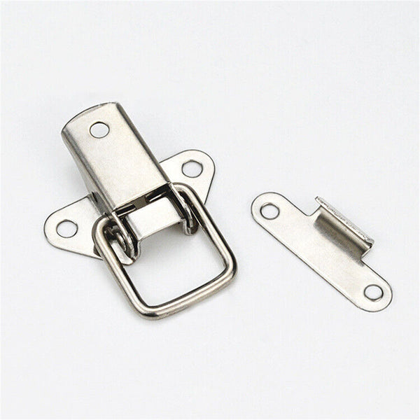 4 X Stainless Steel Clasp Case Clip Loop Suitcase Box Trunk Latch Lock Guitar AU