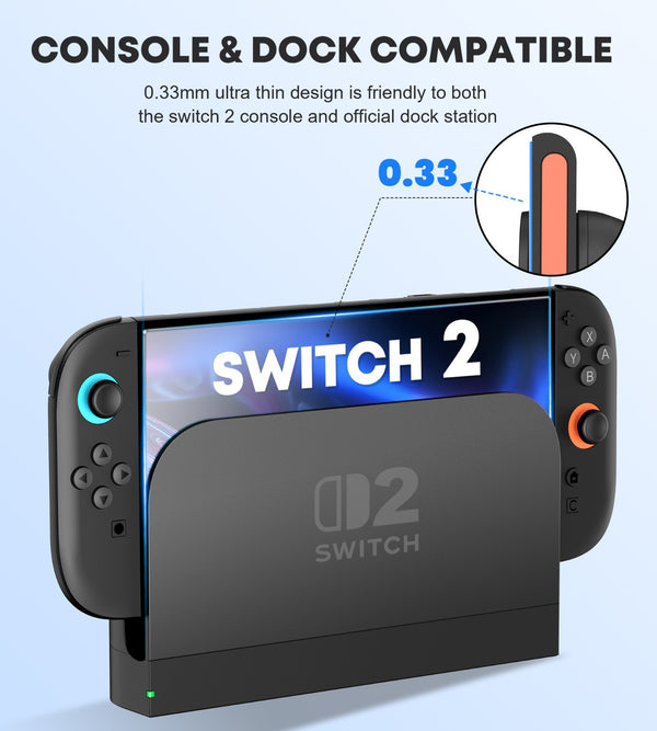 For Nintendo Switch 2 Screen Protector, 3 Pack 9H Tempered Glass Ultra-Thin HD