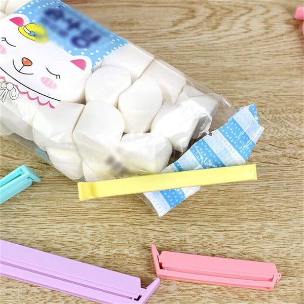 Plastic Sealing Bag Clip Sealer Clamp Kitchen Storage Food Snack Chips Seal Tool