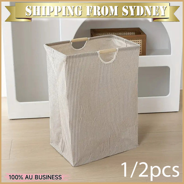 Large Foldable Laundry Washing Clothes Storage Bag Hamper Basket Bin Organi