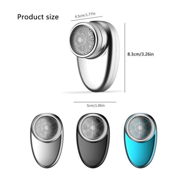Mini Shave Electric Shaver Portable LCD Rechargeable Pocket Razor For Men