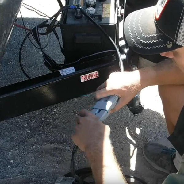 1/2/4/6/10X Anderson Style 50A 3Pin 3Pole Plug for DCDC Charger & DCDC Wiring AU