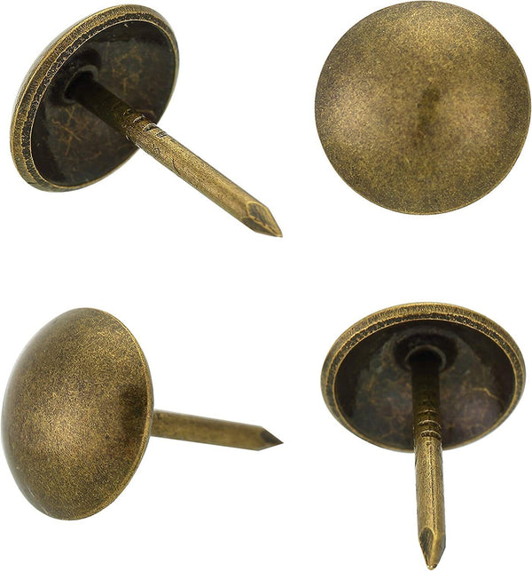100 X Furniture Hardware Studs Tacks Pins Antique Bronze Upholstery Nails Bronze