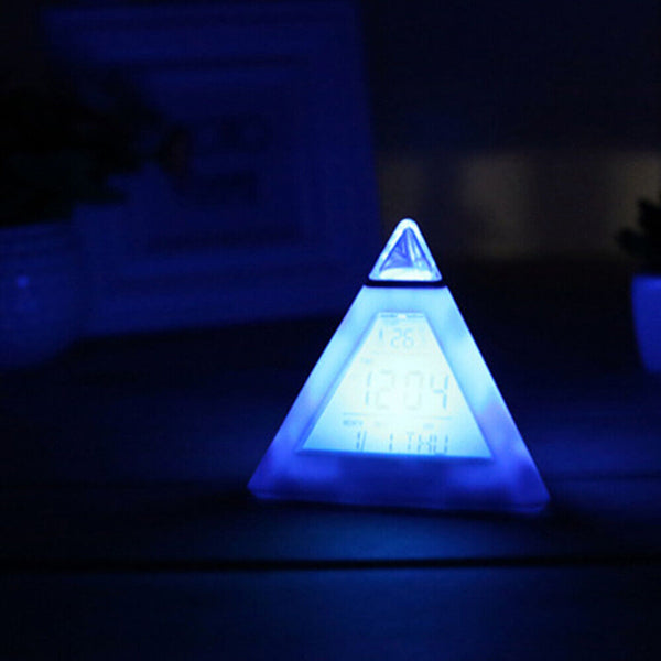 Light LED Wake-up Simulation Natural Sounds Sunrise Alarm Clock Lamp Colorful