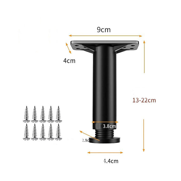 Adjustable Telescopic Bed Beam Support Furniture Leg Load Bearing Bracket