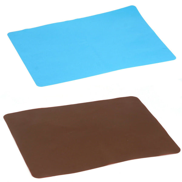 2pcs A3 Silicone Baking Mat Pastry Bakeware Pad Tray Clay Fondant Sheet 30x40cm